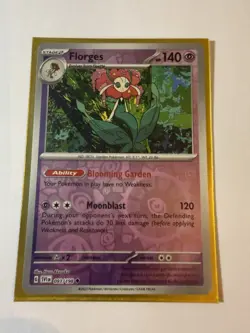 Pokemon TCG Florges Scarlet Violet Base Set 093/198 Reverse Holo Uncommon - Image 3