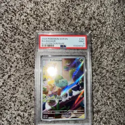 Bulbasaur 143/142 Stellar Crown Illustration Mint Condition Pokemon PSA 9 - Image 1