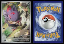 N's Zorua 189 SVP Pokemon Center Stamped Promo Pokemon - Image 3