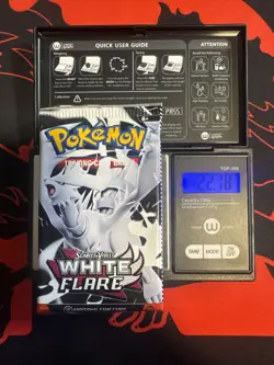 22.78g Heavy - Pokemon TCG S&V - White Flare Booster Pack! Semi GOD U - Image 1