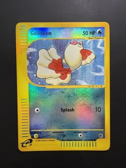 Goldeen 111/165 Expedition Base Set Reverse Holo pokemon - Image 1