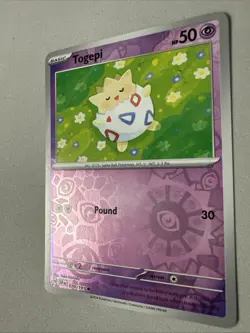 Pokemon TCG * SV Surging Sparks * 070/191 Togepi Common * REVERSE HOLO * NM - Image 2