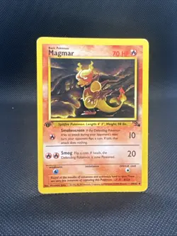 Magmar 39/62 Fossil Regular 1st Edition Pokemon TCG MP - Image 1