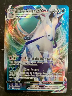 Pokemon Chilling Reign - ICE RIDER CALYREX VMAX 046/198 - NM/M! - Image 1