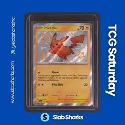 2024 POKEMON PALDEAN FATES #131/091 PIKACHU SHINY RARE - Image 1