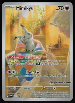Mimikyu 075 SVP Pokemon Center Stamped Promo Pokemon - Image 1