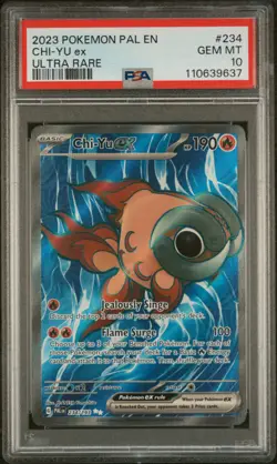 PSA 10 GEM Mint Chi-Yu ex 234/193 Ultra Rare Full Art - Pokemon PAL SV02 - Image 1