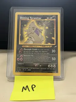 Pokemon - Shining Tyranitar Holo - Neo Destiny Secret Rare 113/105 (English) - Image 1