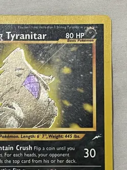 Pokemon - Shining Tyranitar Holo - Neo Destiny Secret Rare 113/105 (English) - Image 5