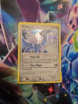 Pokemon TCG Dialga DP49 Diamond and Pearl Holo HP - Image 2
