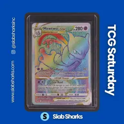 2022 POKEMON SWORD & SHIELD GO #079/078 MEWTWO VSTAR SECRET RARE - Image 1