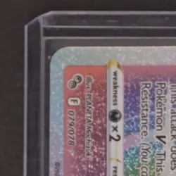 2022 POKEMON SWORD & SHIELD GO #079/078 MEWTWO VSTAR SECRET RARE - Image 3