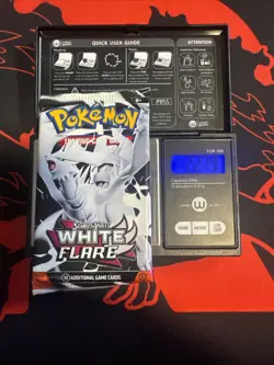 22.79g Heavy - Pokemon TCG S&V - White Flare Booster Pack! Semi GOD U - Image 1