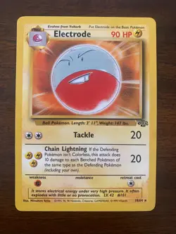 Pokemon TCG - Electrode 18/64 - Jungle - Lightly Played LP - Image 1