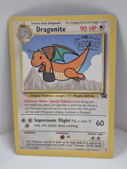1999 Vintage Pokemon Dragonite #5 WOTC, Kids WB Presents the First Movie - Image 1