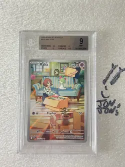 BGS 9 Mint Pokemon TCG Ralts Scarlet & Violet Base Set 211/198 Holo - Image 1