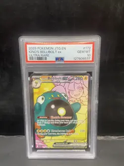 Ionos Bellibolt EX 172/159 Journey Together Ultra Rare Full Art Pokemon PSA 10 - Image 1