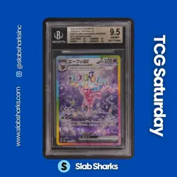 2024 POKEMON TERASTAL FEST JP #211/187 ESPEON EX SPECIAL ART RARE BGS 9.5 - Image 1