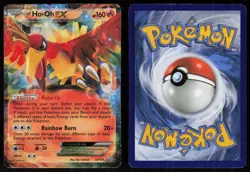 Ho-Oh EX 22/124 Rare EX Dragons Exalted Holo Pokemon - Image 3
