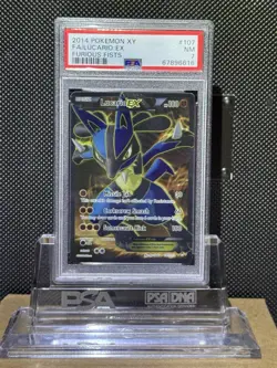 2014 POKEMON XY FURIOUS FISTS #107 FA/LUCARIO EX FURIOUS FISTS PSA 7 - Image 4