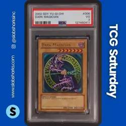 2002 YU-GI-OH! STARTER DECK: YUGI #SDY-006 DARK MAGICIAN PSA 3 - Image 1