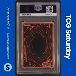 2002 YU-GI-OH! STARTER DECK: YUGI #SDY-006 DARK MAGICIAN PSA 3 - Image 2