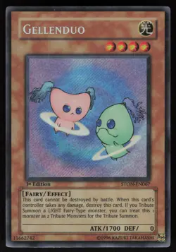 Gellenduo STON-EN067 Secret Rare Strike of Neos 1st Edition Yu-Gi-Oh - Image 1