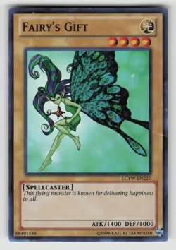 Yugioh Legendary Collection 3: Yugi's World #LCYW-EN227 Fairy's Gift - Image 1