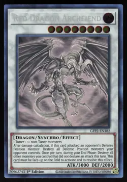 Red Dragon Archfiend (Ghost Rare) GFP2-EN182 1st Edition Yu-Gi-Oh - Image 1