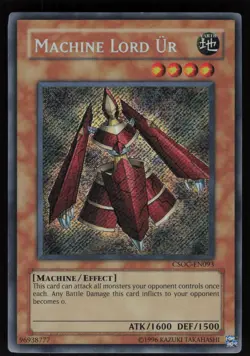 Machine Lord Ur CSOC-EN093 Secret Rare Crossroads of Chaos Yu-Gi-Oh - Image 1