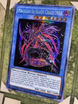 YuGiOh MAGICIAN OF BLACK CHAOS MAX Prismatic Secret Rare TN19-EN002 - Image 1