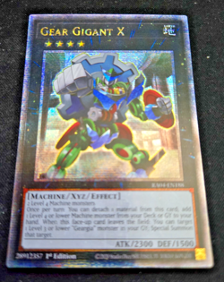 Yugioh Gear Gigant X QCSR Quarter Century Stampede RA04-EN188 - Image 1