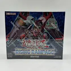 Yugioh Rising Rampage 1st Edition New Factory Sealed Booster Box 24 Packs - Image 1