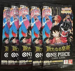 One Piece TCG Booster Pack OP-09 Emperors In The New World 5 Pack Lot Sealed!!! - Image 1