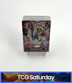 ONE PIECE STARTER DECK EX GEAR 5 LEADER MONKEY.D.LUFFY #ST21-001 - Image 1