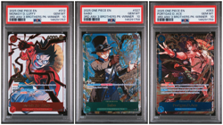 PSA 10 SEQUENTIAL - Luffy Sabo Ace WINNER - One Piece 3rd Anniversary 3 Brothers - Image 1