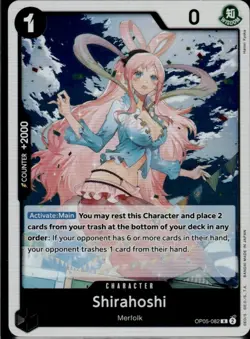 Shirahoshi OP05-082 Foil Premium The Best One Piece CCG - Image 1