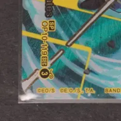 2025 ONE PIECE PREMIUM BOOSTER VOLUME 2 #OP10-119 TRAFALGAR LAW SPECIAL ALT ART - Image 4