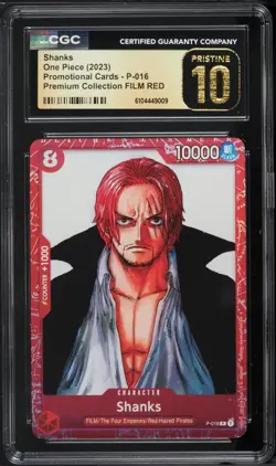 2023 One Piece Promo Premium Collection Film Red Shanks #P-016 CGC 10 PRISTINE - Image 1