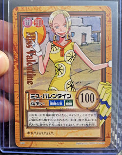 BANDAI One Piece Hyper Battle C393 MISS VALENTINE GOLD FOIL STAMPED SCARCE EARLY - Image 1