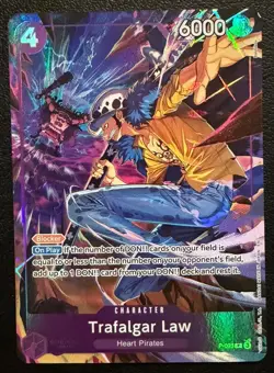 One Piece Trafalgar Law P-093 (Illustration Box 6) Alt Art Promo NM - Image 1