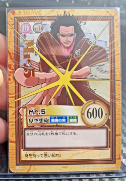 BANDAI One Piece Hyper Battle C389 MR.5 GOLD FOIL STAMPED SCARCE EARLY - Image 1