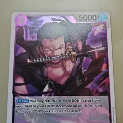Roronoa Zoro OP09-076 Rare Foil PRB02 -The Best- Vol 2 One Piece TCG CCG NM - Image 3