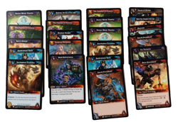 World of Warcraft TCG Cards 122 assorted cards shipped in Deck box preowned - Image 2