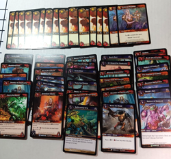 World of Warcraft TCG Cards 122 assorted cards shipped in Deck box preowned - Image 3