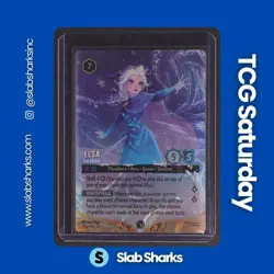 2025 DISNEY LORCANA #2/C2-EN-7 ELSA ICE MAKER FOIL PROMO TOP 32 DLC - Image 1