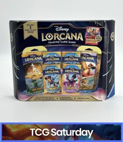 DISNEY LORCANA INTO THE INKLANDS STARTER DECKS SEALED BOX - Image 1