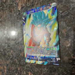 Determined Striker SSB Son Goku BT2-037 Shatterfoil Dragon Ball Super Card | NM - Image 2