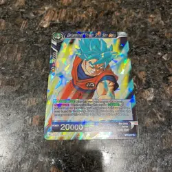 Determined Striker SSB Son Goku BT2-037 Shatterfoil Dragon Ball Super Card | NM - Image 4
