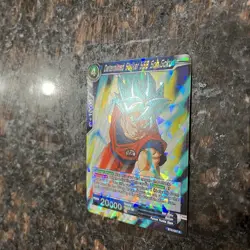 Determined Striker SSB Son Goku BT2-037 Shatterfoil Dragon Ball Super Card | NM - Image 5